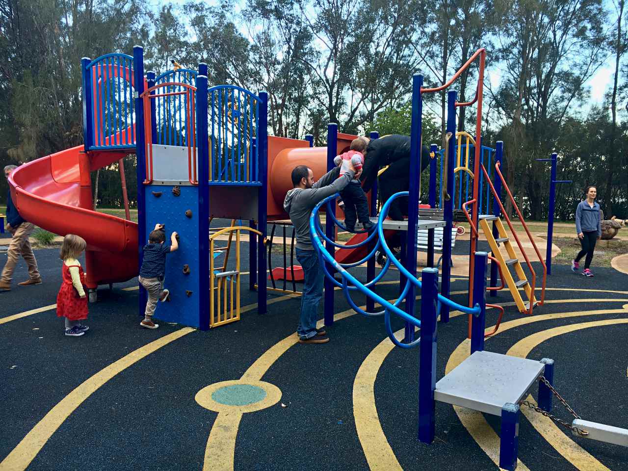 Stop for a Play at Broadwater Park in Kincumber Before Continuing Along the Cycle Path to Davistown