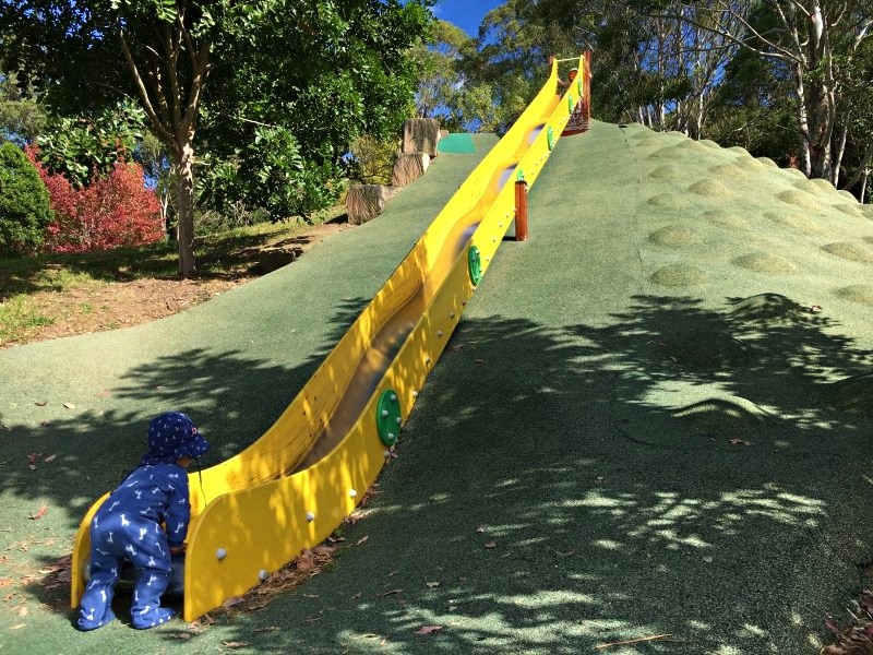 Check Out the Longest Slide on the Central Coast at Bushlands Reserve Playground, Springfield