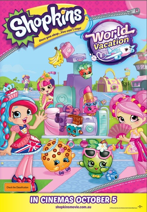 Central Coast Winner of 2 tickets to “Shopkins: World Vacation” at Event Cinemas Tuggerah