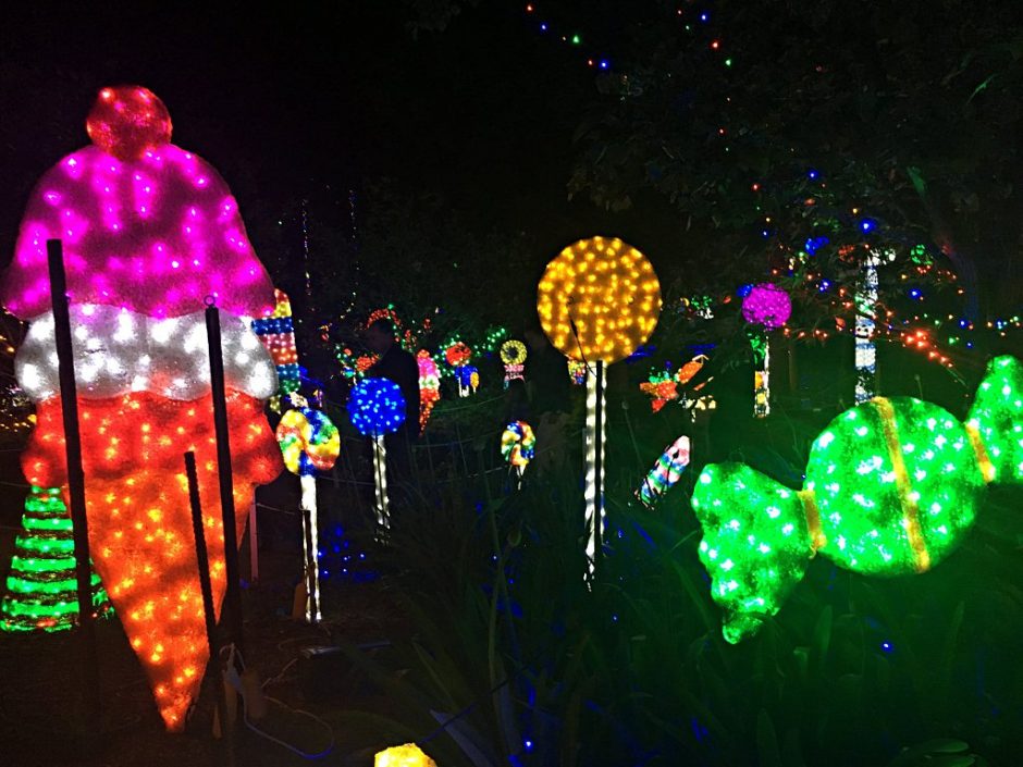 Candyland at The Hunter Valley Gardens Christmas Lights Spectacular