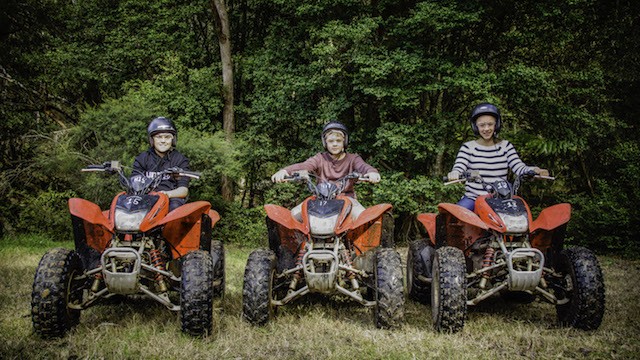 Quad biking at Glenworth Valley