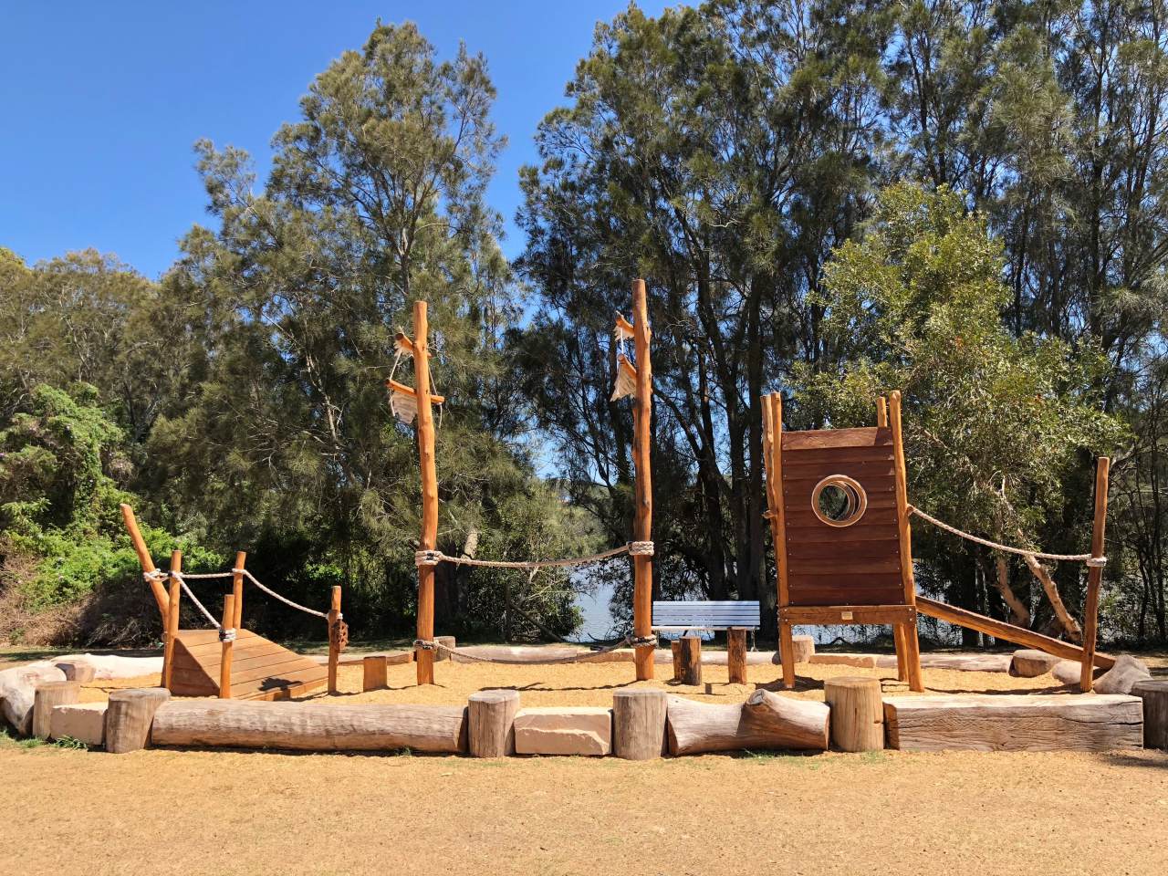 The pirate ship at Terrigal Rotary Park