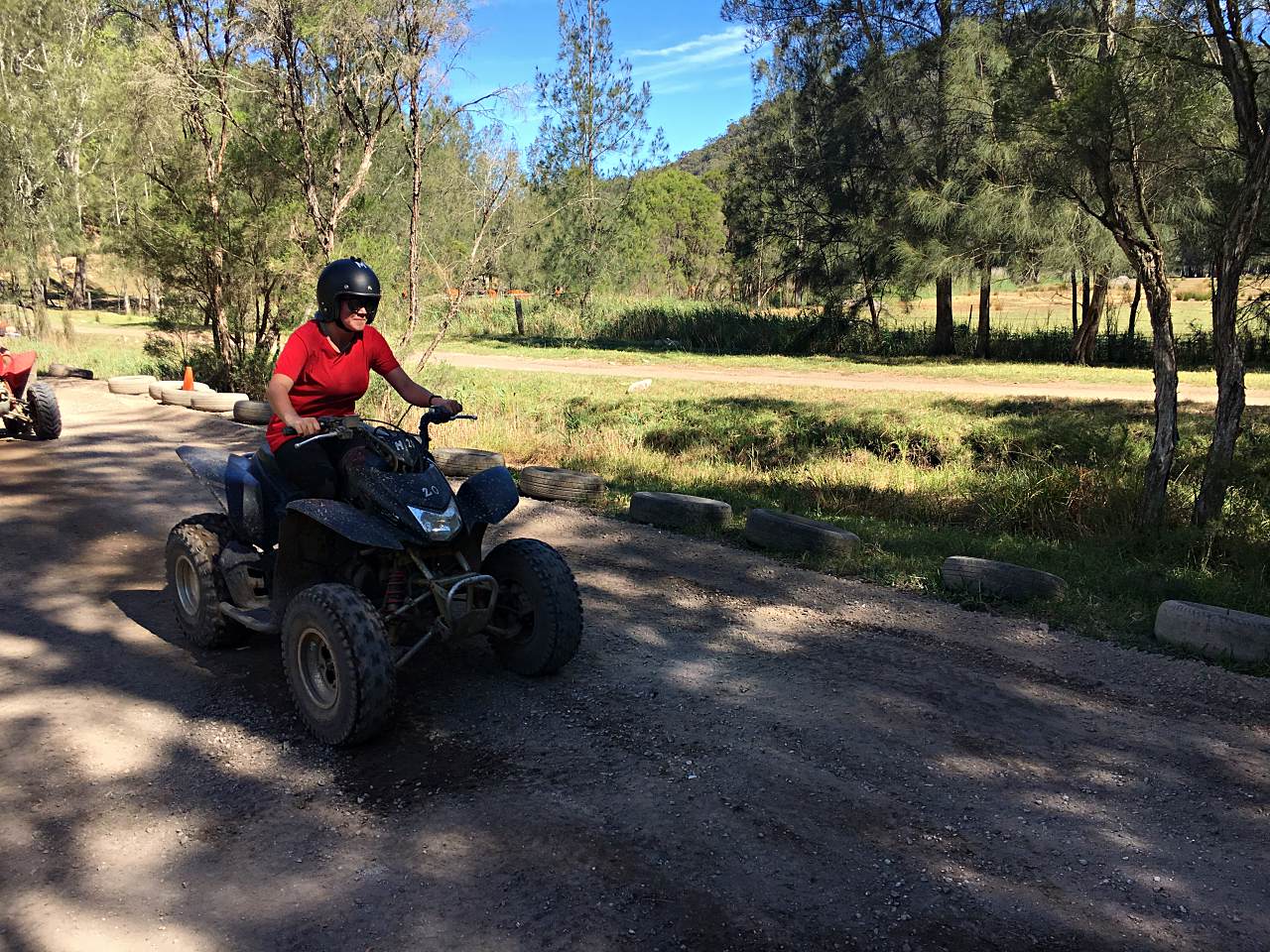 Kids quad biking at Glenworth Valley