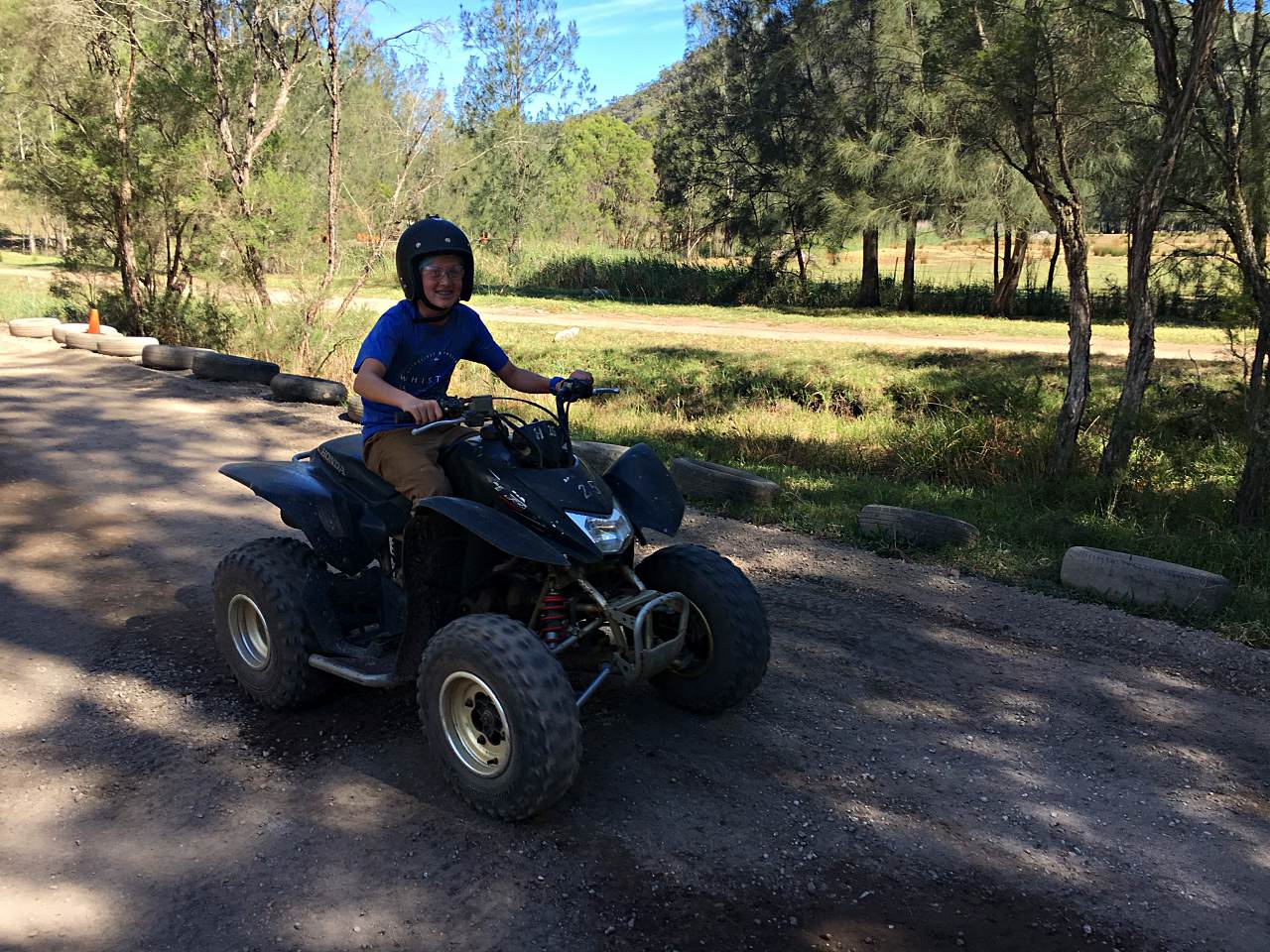 Quad biking at Glenworth Valley