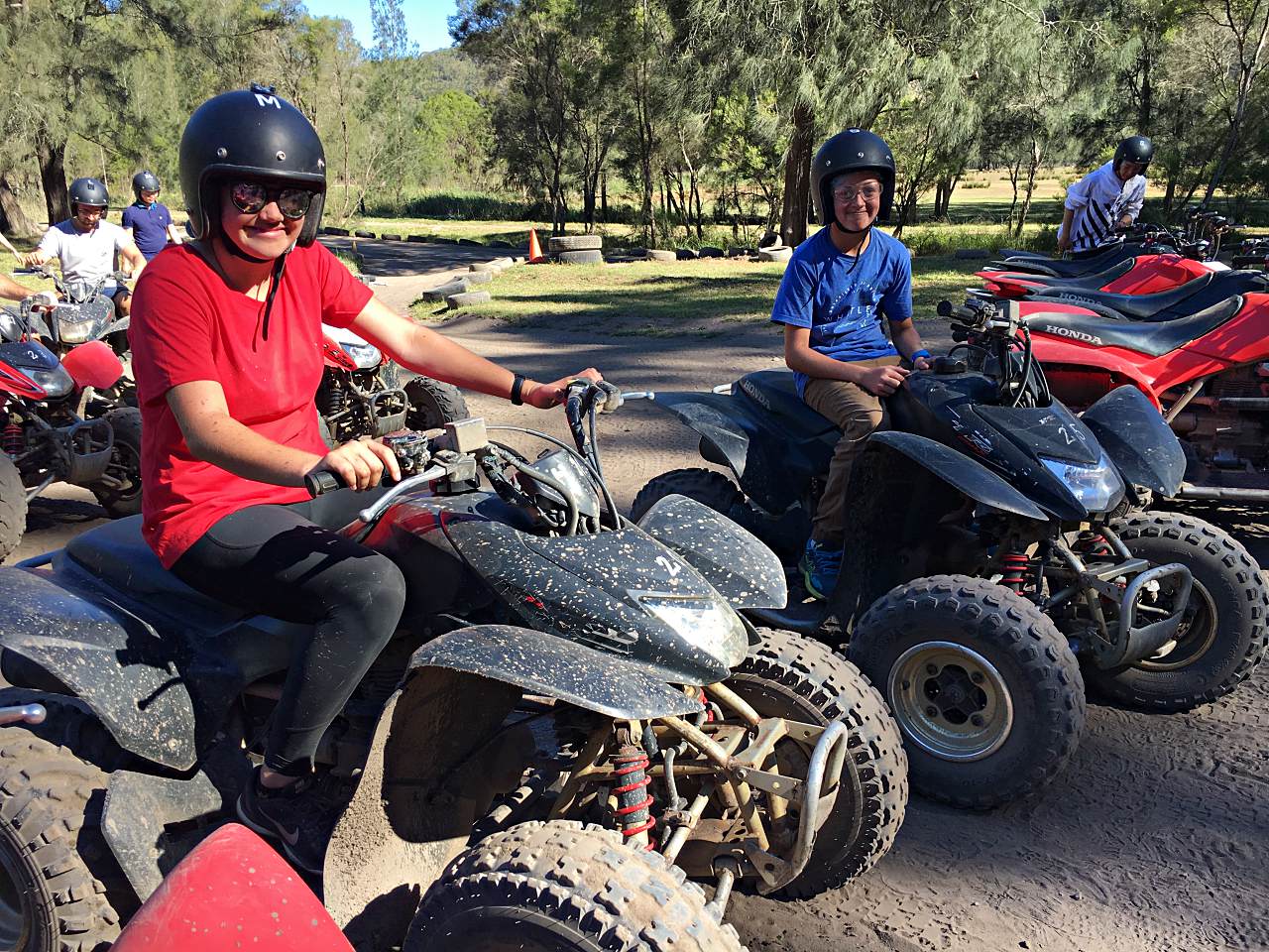 Quad biking family fun at Glenworth Valley