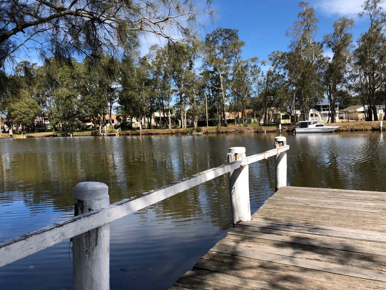 The jetty at Sunshine Reserve, Chittaway