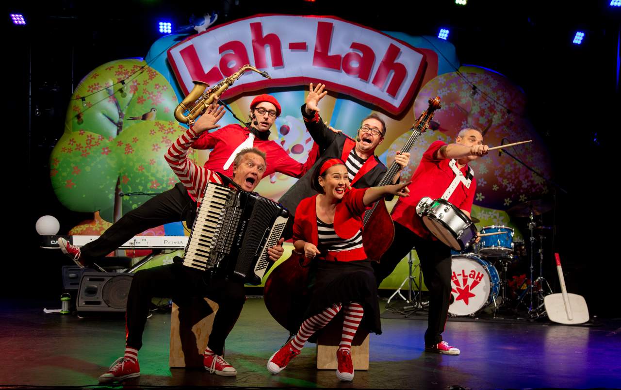 Lah-Lah’s Big Live Band is visiting this weekend!