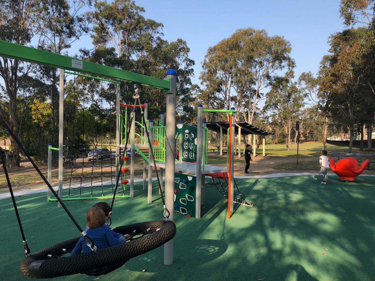 Little Ones Can Get Used to Their Wheels on the Bike Path at Skyhawk Reserve Playground, Hamlyn Terrace