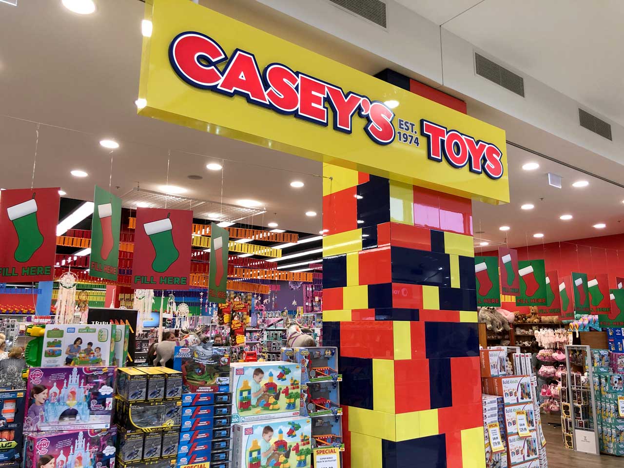 Casey s Toys has opened in Tuggerah Playing in Puddles