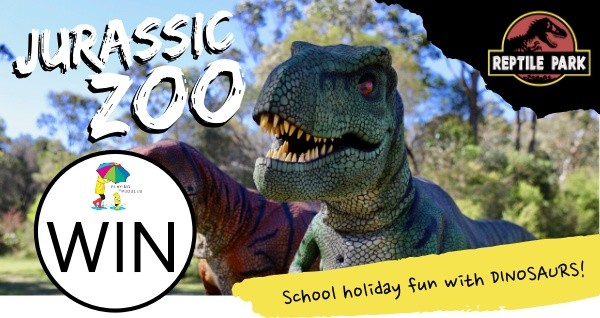 See dinosaurs at The Australian Reptile Park these holidays!