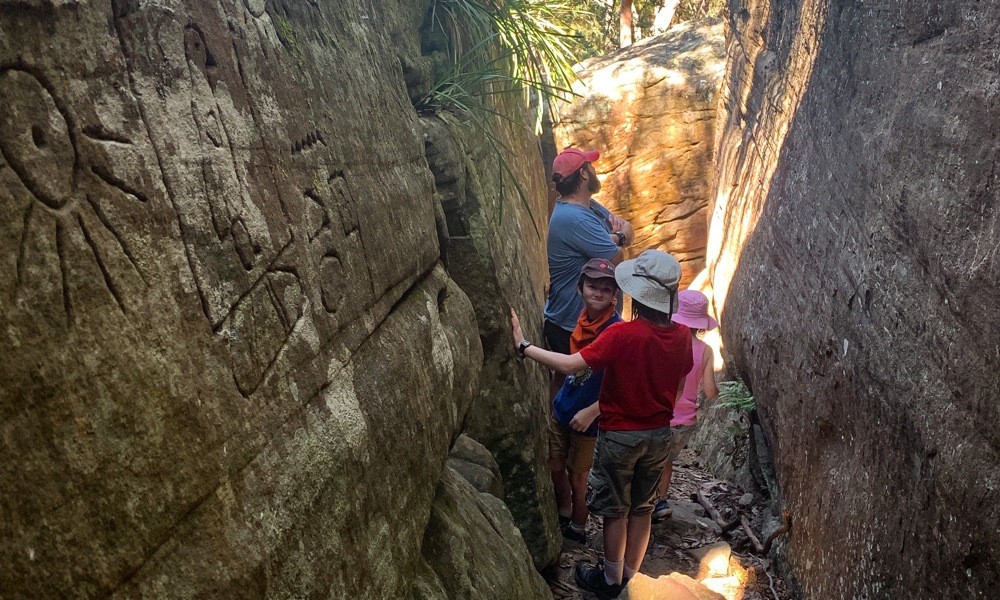 Have You Discovered the Gosford Glyphs? Here’s a Bushwalk with a Mystery!