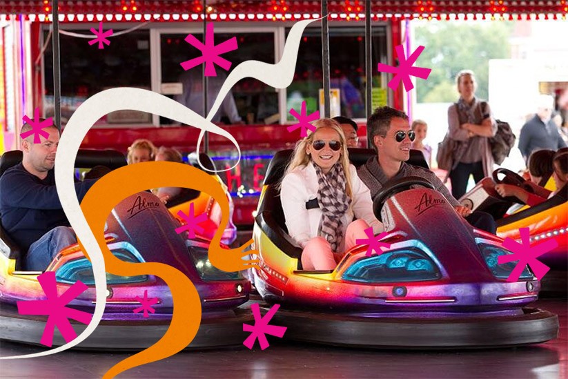 Winter in the Domain - Dodgem Cars