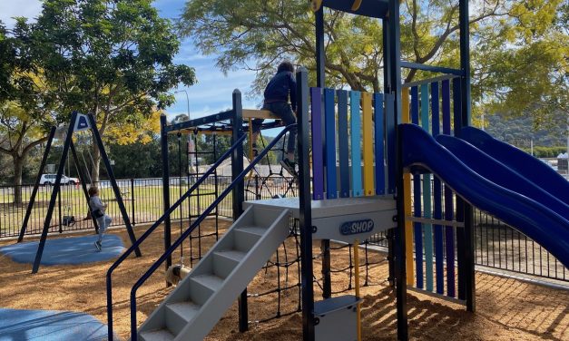 Locals are loving the new playspace at Anderson Park, Woy Woy