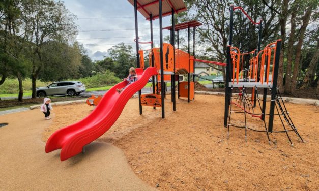 A New Bright Orange, Animal-Themed Playground Has Popped Up in Mardi